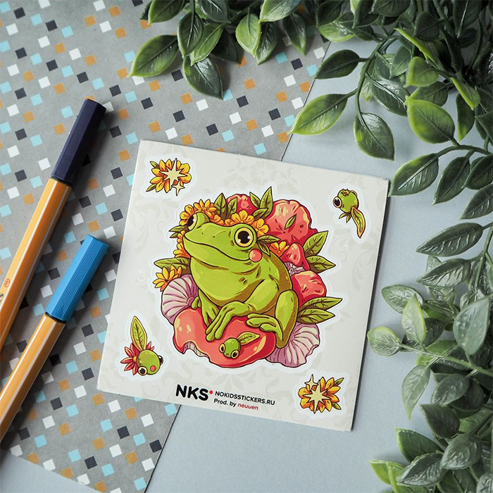 Наклейка штучная NKS GRENOUILLE 4