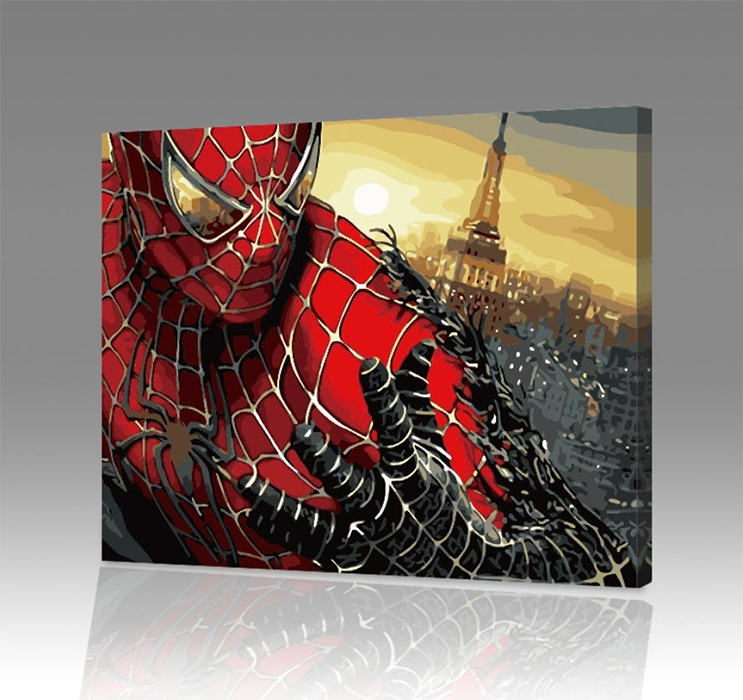 Картина по номерам на холсте Spider-Man 3, 40см*50см