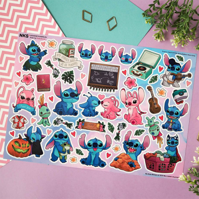 Лист наклеек NKS A4 STITCH