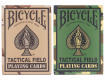 Карты «Bicycle Tactical Field green/brown»