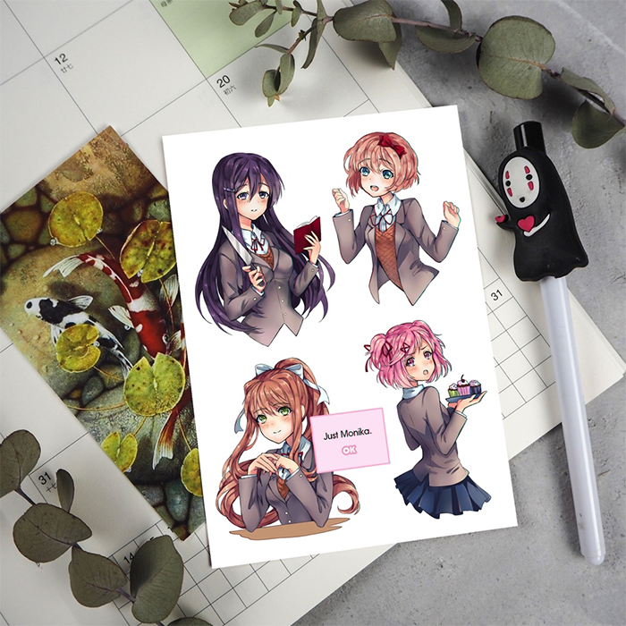 Лист наклеек NKS A6 DOKI