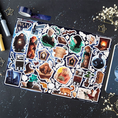 Лист наклеек NKS A4 HOGWARTS