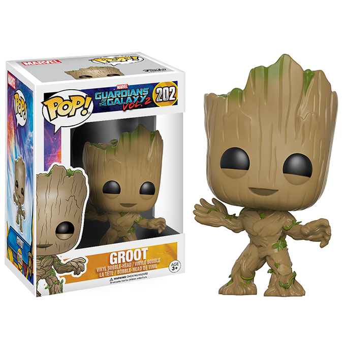 Фигурка Funko POP! Bobble Marvel Guardians Of The Galaxy 2 Groot (202) 13230
