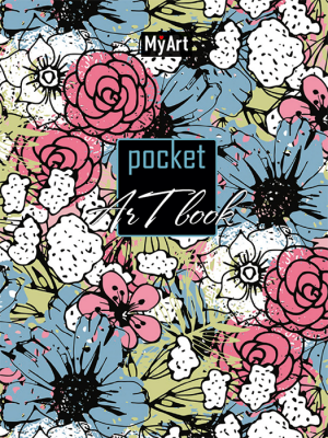 Скетчбук My Art. Pocket Art Book. Цветы А6