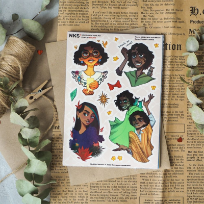 Лист наклеек DIMX A5 DOG`S_01