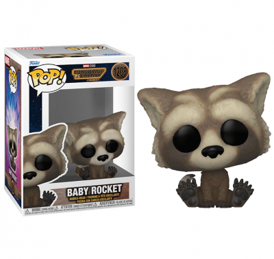Фигурка Funko POP! Bobble Marvel Guardians Of The Galaxy 3 Baby Rocket (1208) 67516