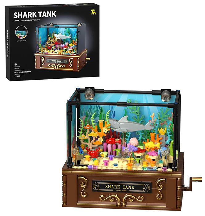 Конструктор Аквариум с акулой (721 дет.)