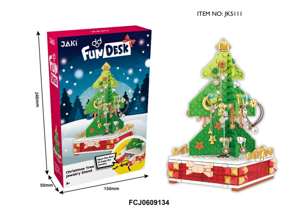 Конструктор JAKI «Рождественская ёлка» (215 дет.)