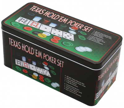 Набор для покера Holdem Light на 200 фишек с номиналом