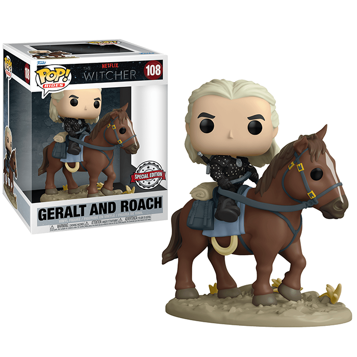 Фигурка Funko POP! Rides TV Witcher Geralt And Roach (Exc) 58902