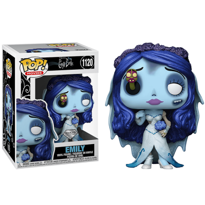 Фигурка Funko POP! Movies Corpse Bride Emily w/Worm (DGLT) (Exc) 57276