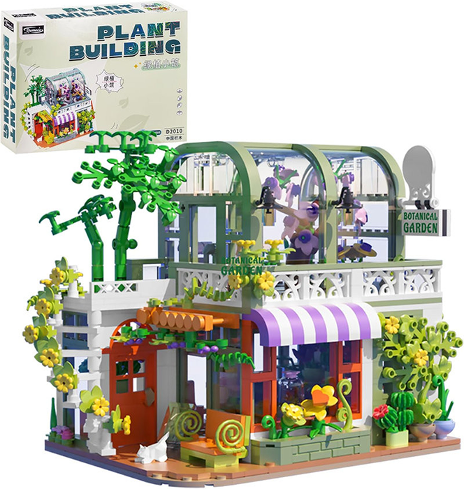 Конструктор Dumeca «Оранжерея с растениями» (860 дет 35x7.5x25)