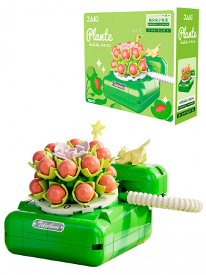 Конструктор Jaki Plante «Телефон винтажный с суккулентами» (19x6x16 см)