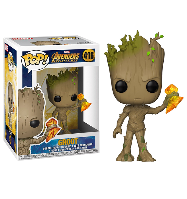 Фигурка Funko POP! Bobble: Marvel: Avengers Infinity War S2: Groot w/ Stormbreaker 35773