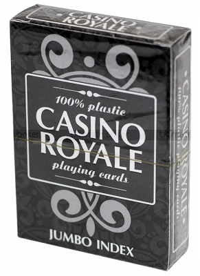 Карты для покера «Casino Royale» 100% пластик