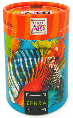 Деревянный пазл «Зебра» (серия Animal art)