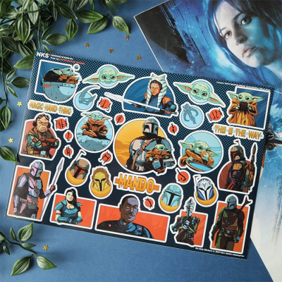 Лист наклеек NKS A4 MANDALORIAN
