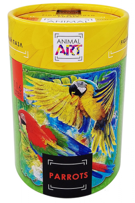 Деревянный пазл «Попугаи» (серия Animal art)