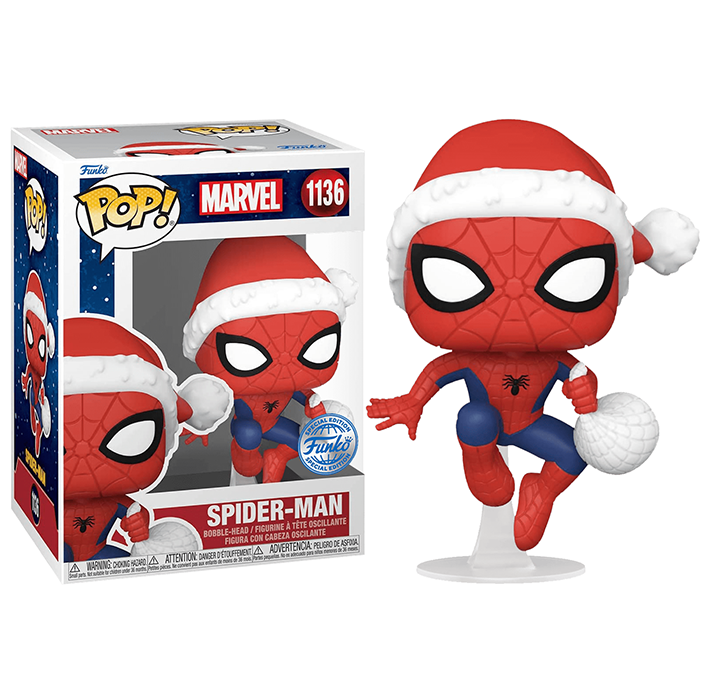 Funko POP Bobble Marvel YS Spider Man in Hat Exc 1136 52713