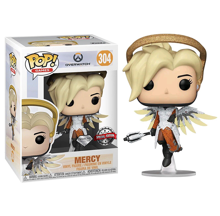 Фигурка Funko POP! Vinyl: Games: Blizzard 30th: Mercy (DGLT) (Exc) 52849