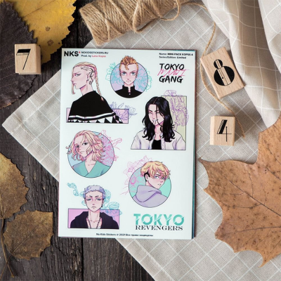 Лист наклеек NKS A6 TOKYO REVENGERS