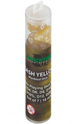 Набор кубиков Role Playing Dice Set - Flash Yellow (7 шт, 16 мм)