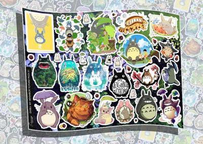 Лист наклеек DIMX А4 GHIBLI PACK TOTORO 01