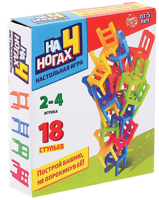 Настольная игра на равновесие «На 4 ногах»