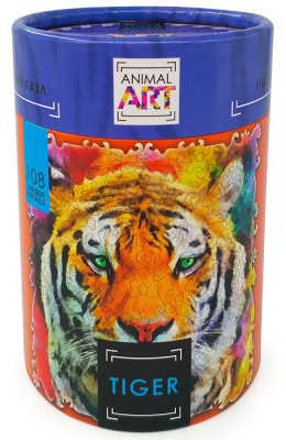 Деревянный пазл «Тигр» (серия Animal art)