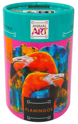 Деревянный пазл «Фламинго» (серия Animal art)