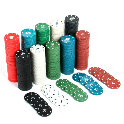 Набор фишек с номиналом (50 шт)