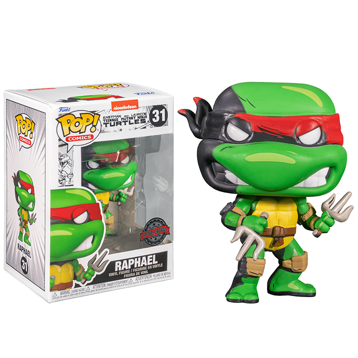 Фигурка Funko POP! Comics TMNT Raphael w/(B&W) Chase (Exc) (31) 60649