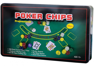 Набор для покера Partida Holdem Light на 300 фишек с номиналом