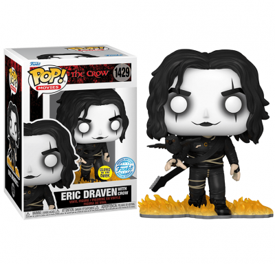 Фигурка Funko POP! Movies The Crow Eric Draven with Crow (GW) (Exc) (1429) 73747