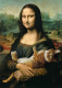 Пазл. Мона Лиза с котом. (500 деталей)