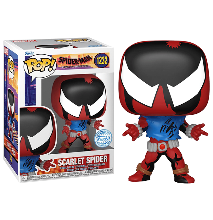 Funko POP Bobble Marvel Spider Man Across the Spider Verse Scarlet Spider Exc 1232 6573