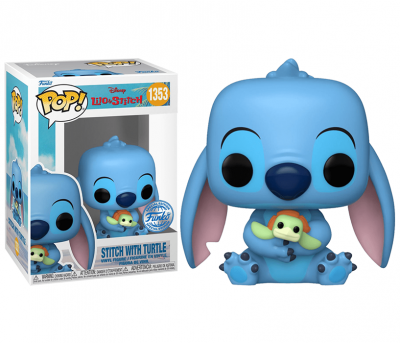 Фигурка Funko POP! Disney Lilo & Stitch Stitch with Turtle (Exc) (1353) 73608