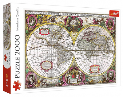 Карта новых земель и морей (2000 деталей. Trefl)