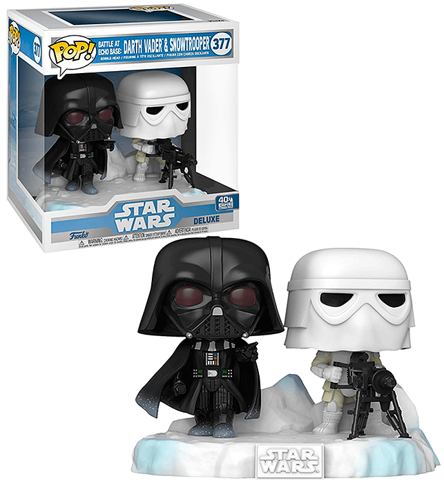 Фигурка Funko POP! Deluxe: Star Wars: Darth Vader & Snowtrooper (Exc) 46618