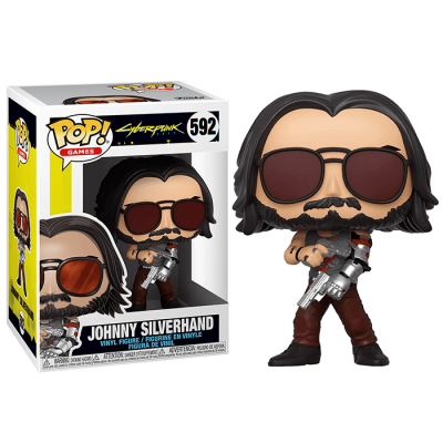 Фигурка Funko POP! Games Cyberpunk 2077 Johnny Silverhand w/ Gun 47522