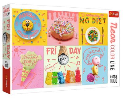 Пазл. Сладкая неделя. (1000 деталей. Trefl)