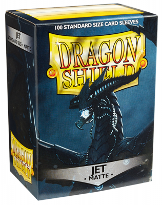 Протекторы Dragon Shield матовые Jet (100 шт.)