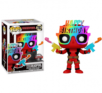 Фигурка Funko POP! Bobble Marvel Deadpool 30th Birthday Glasses Deadpool (Exc) 54687