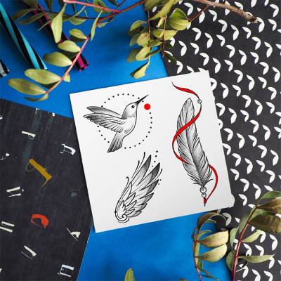 Татуировка временная NKS BIRD