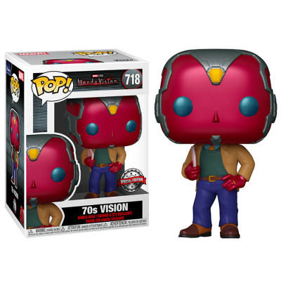 Фигурка Funko POP! Bobble Marvel WandaVision Vision 70s (Exc) 52047