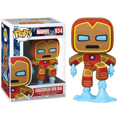 Фигурка Funko POP! Bobble Marvel Holiday Gingerbread Iron Man 50658