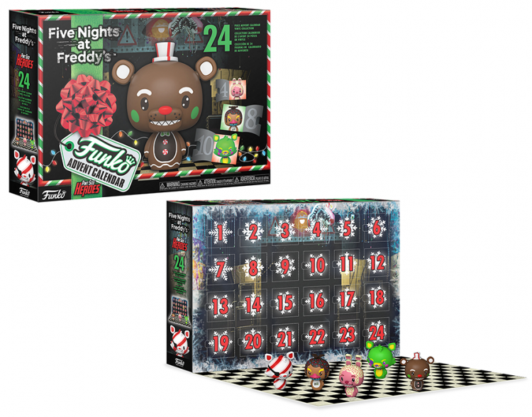 Набор подарочный Funko Advent Calendar FNAF Black Light (PSH) 24