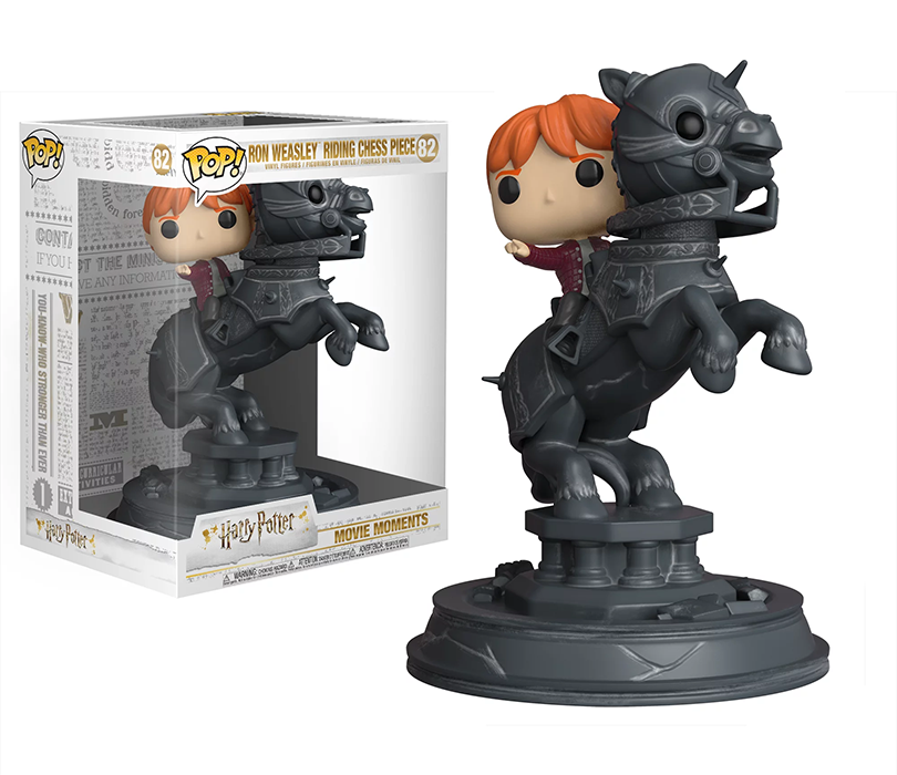 Фигурка Funko POP! Movie Moments Harry Potter S5 Ron Weasley Riding Chess Piece 35518