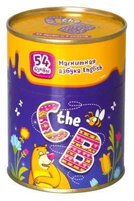 Магнитная азбука на английском языке «C the B»