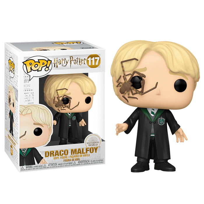 Фигурка Funko POP! Harry Potter S10 Draco Malfoy w/Whip Spider (117) 48069